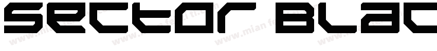 Sector Black字体转换